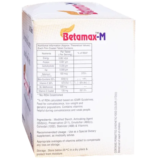 betamax-m tablet 10's